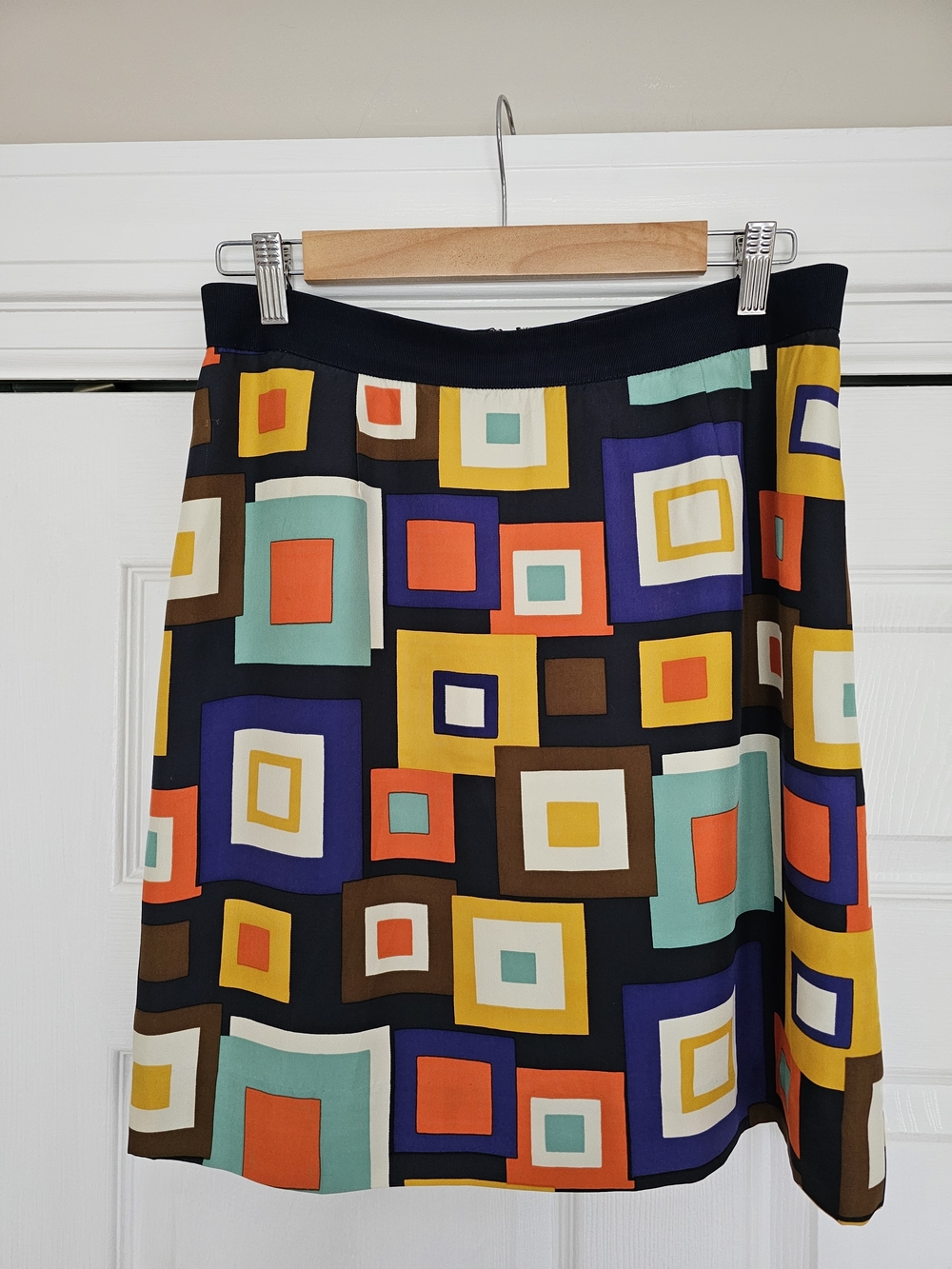 KS Multi-color Print A-Line Skirt - Picture 2 of 8
